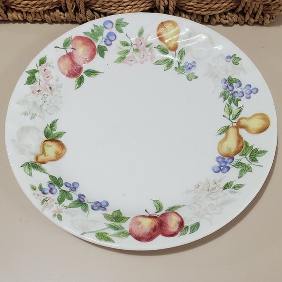 Single Corelle Chutney Swirl Edge Salad Plate 7" luncheon fruit rimmed retired - Picture 1 of 6